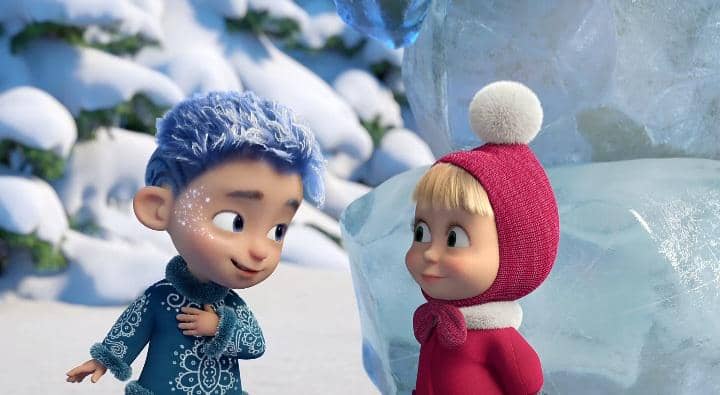 cuplikan Masha and the Bear episode The Legend of the 12 Months