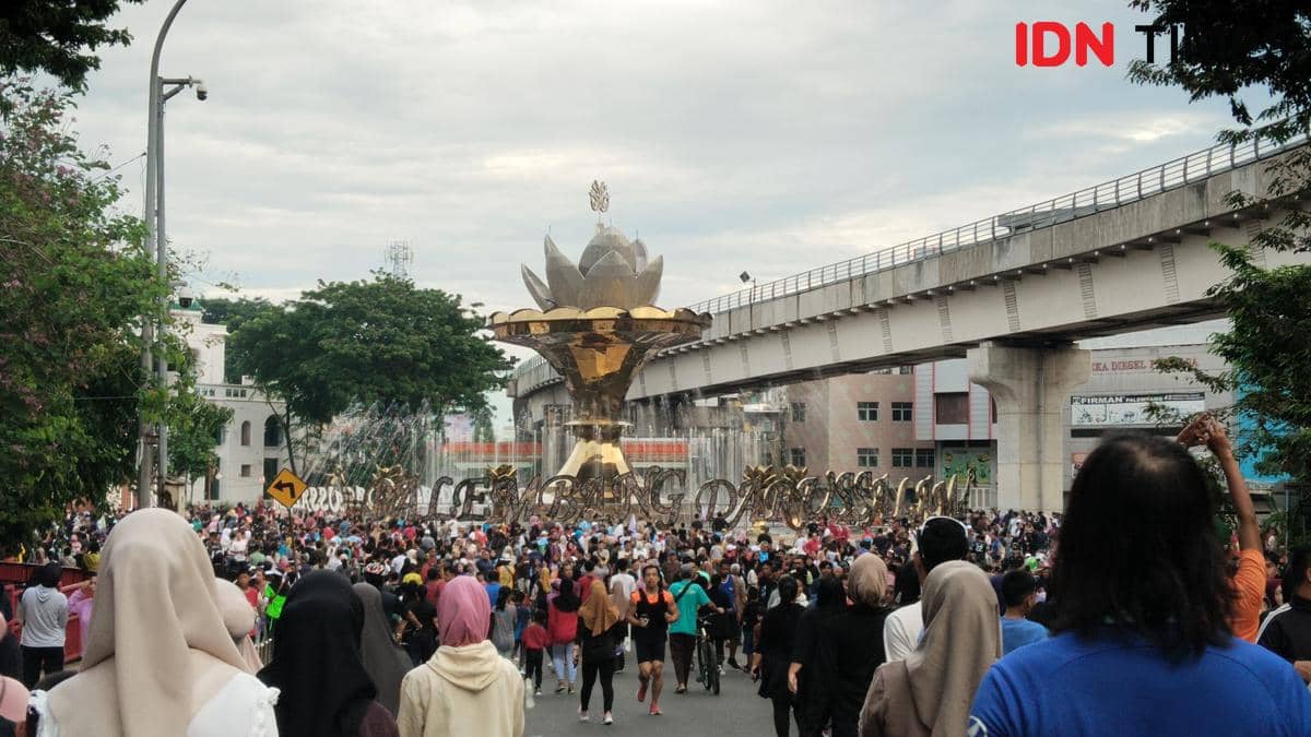 CFD Jembatan Ampera Palembang (IDN Times/Feny Maulia Agustin)