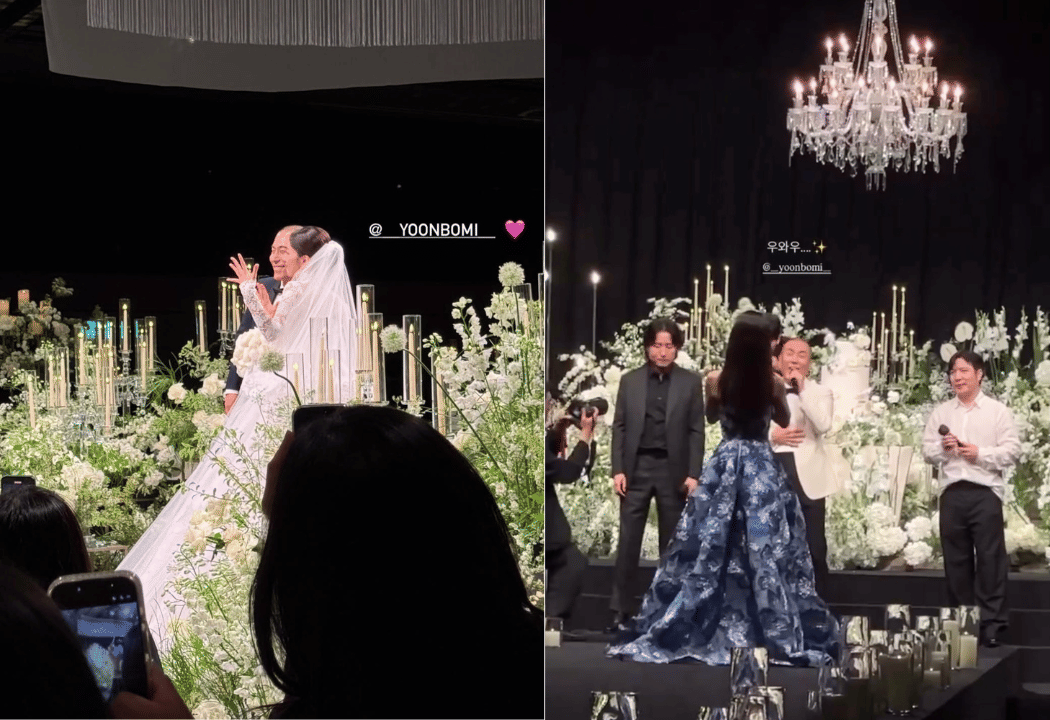 7 Detail Dekorasi Pernikahan Bomi Apink, Penuh Lilin dan Bunga Putih