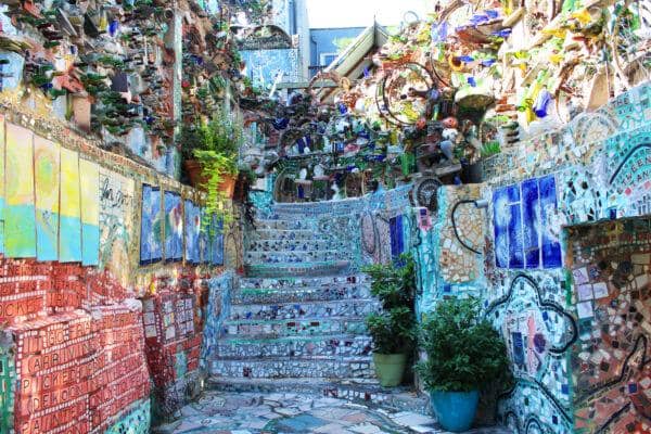 Potret Philadelphia's Magic Gardens di Philadelphia, Amerika Serikat