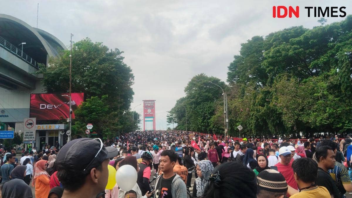CFD Jembatan Ampera Palembang (IDN Times/Feny Maulia Agustin)