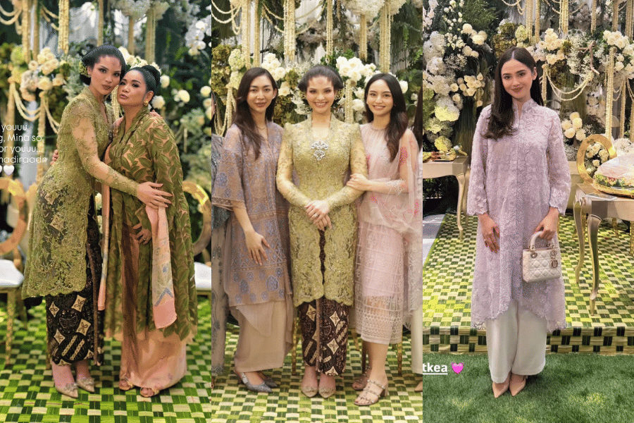 8 Gaya Tamu di Siraman Tengku Nadira, Syifa Hadju sampai KD Hadir