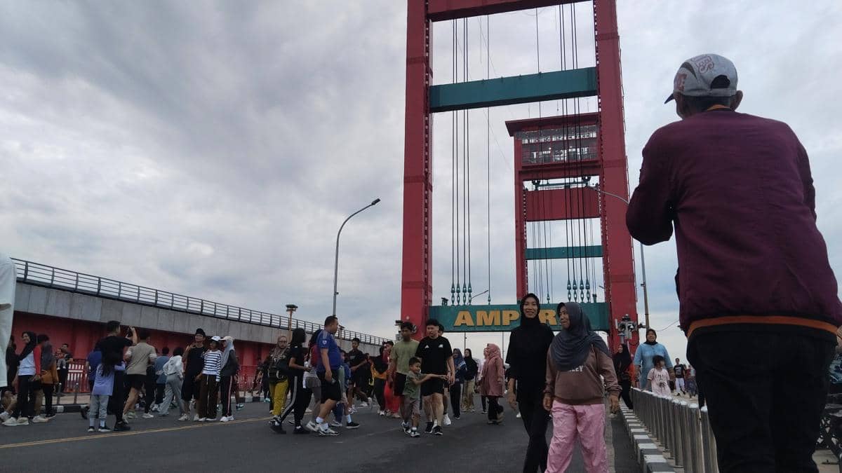 CFD Jembatan Ampera Palembang (IDN Times/Feny Maulia Agustin)