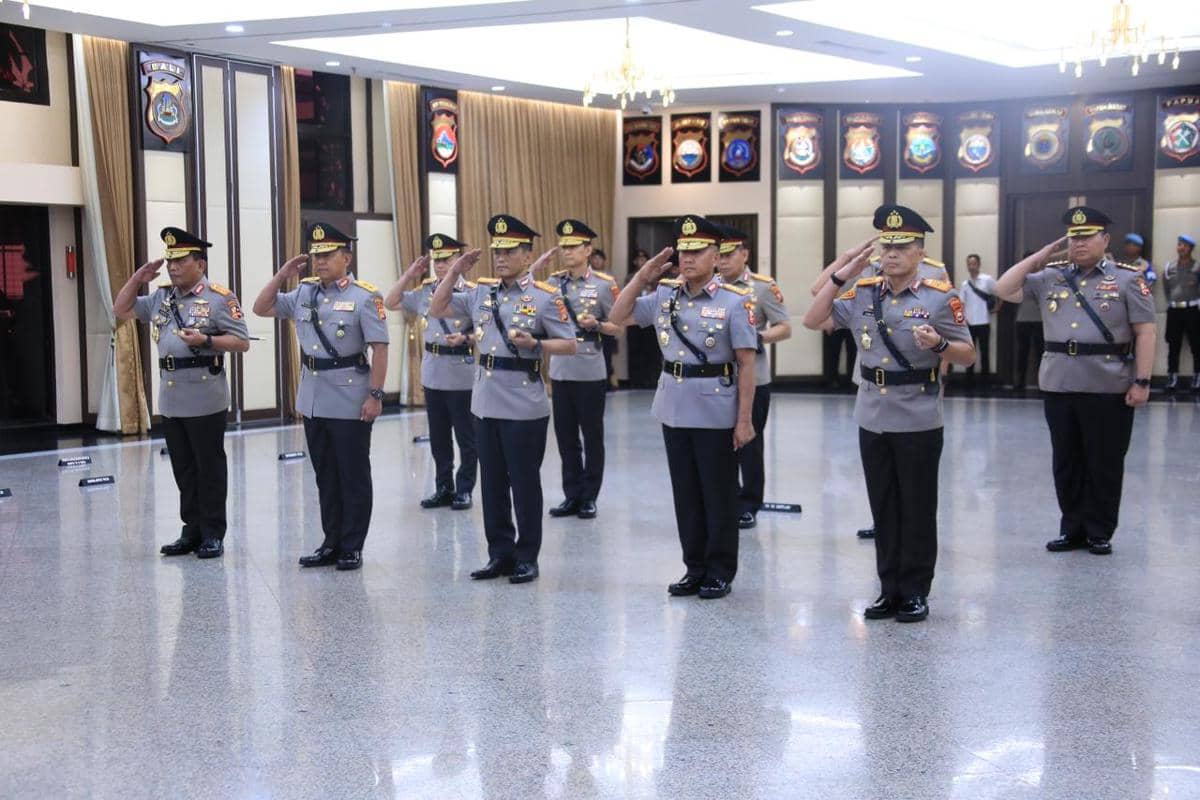 Kapolri Lantik 5 Kapolda Hari Ini, Berikut Daftarnya  