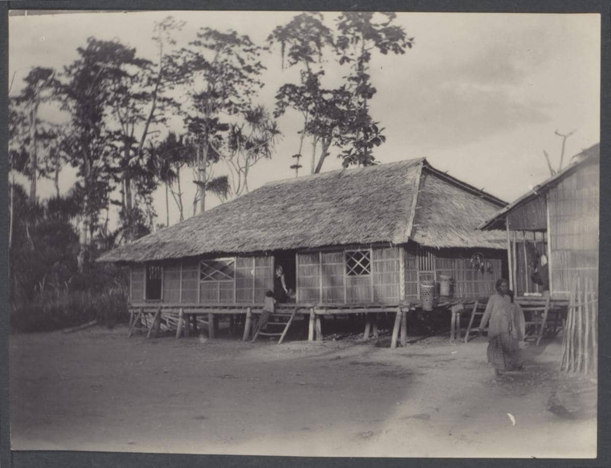 potret rumah tradisional di Pulau Buru