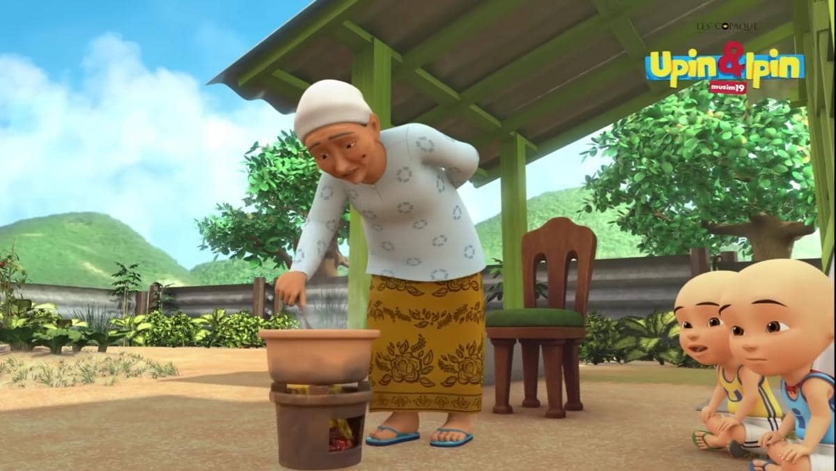 Cuplikan episode Gulai Kemahang di serial Upin & Ipin