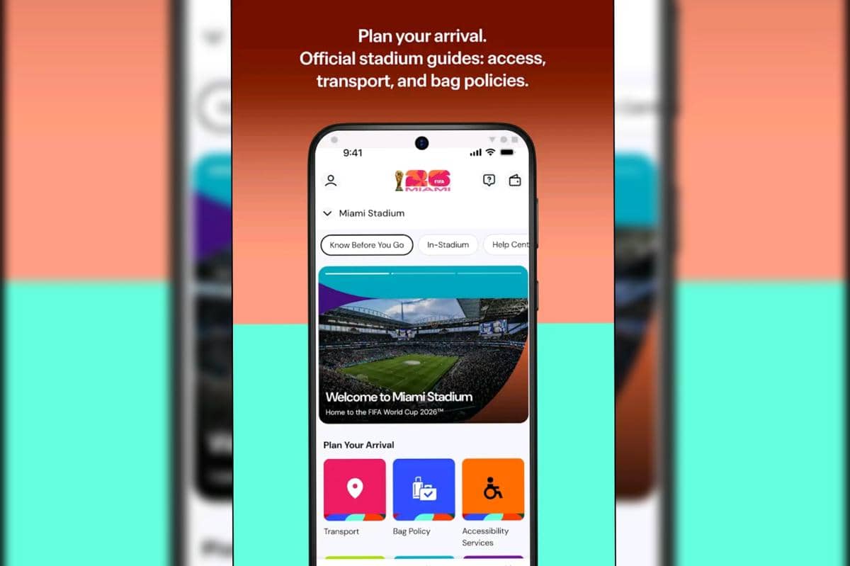 tampilan aplikasi resmi Piala Dunia 2026 