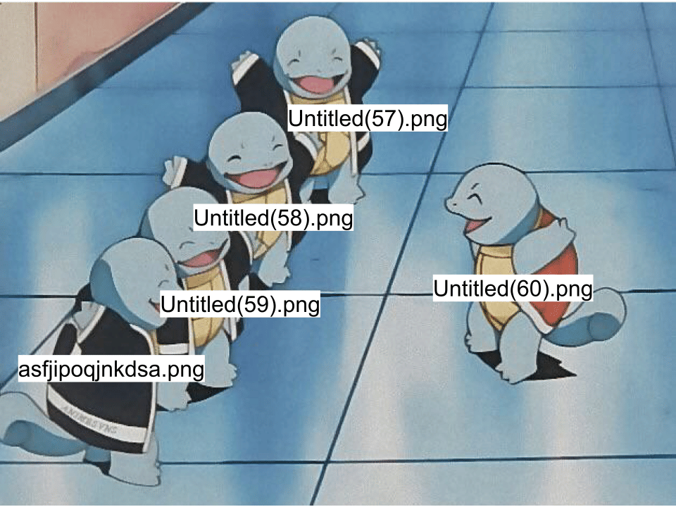 meme kartun tentang mengunduh sesuatu