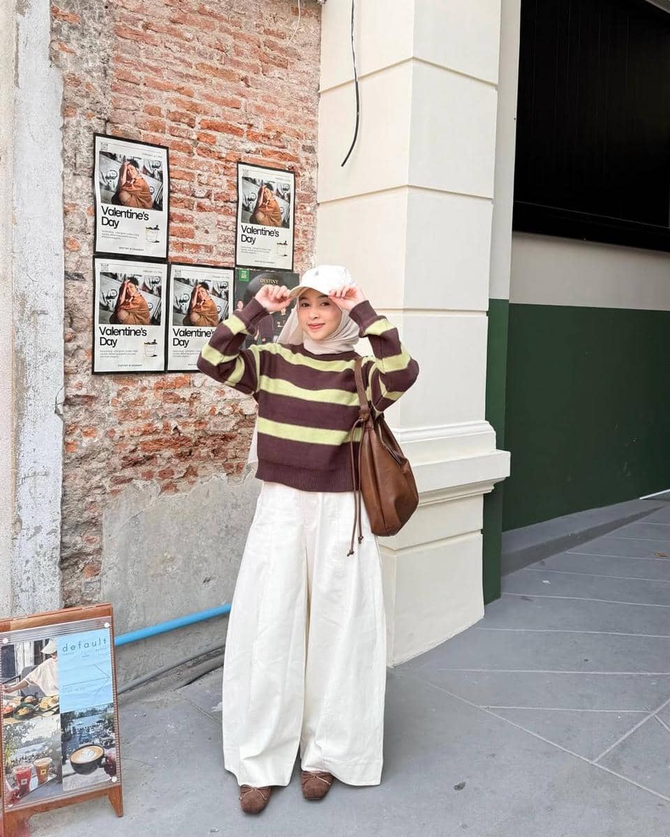 OOTD Nuansa Cokelat ala Syindi Lucia