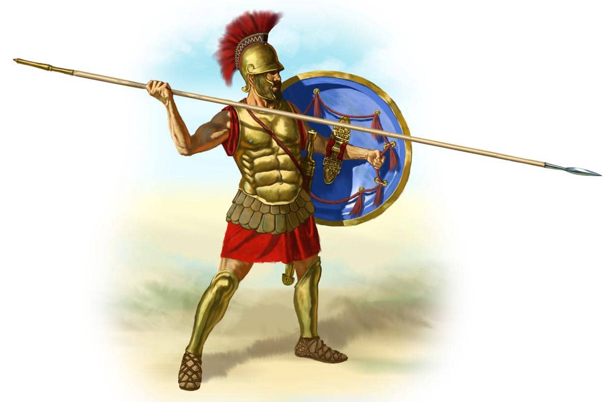 Ilustrasi pasukan sparta