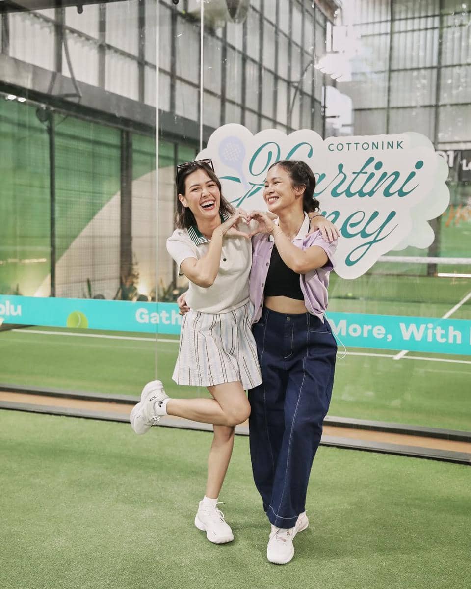 referensi outfit sporty look ala Rebecca Tamara