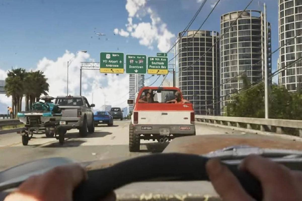Cuplikan trailer yang memperlihatkan Jason mengemudikan mobil.