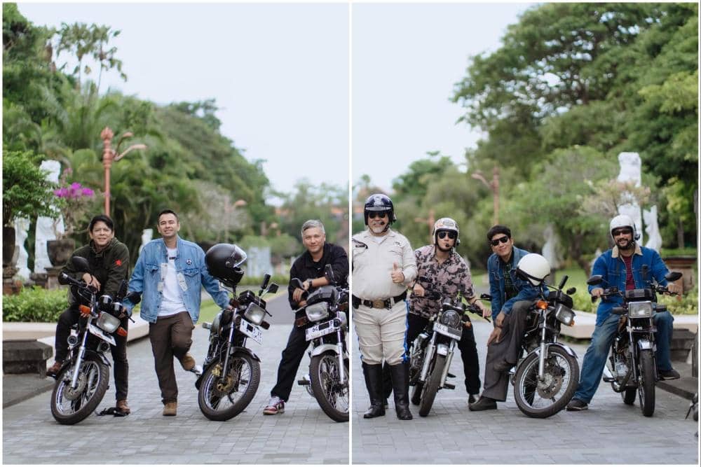10 Potret The Dudas-1 Touring di Bali Bareng Indro Warkop