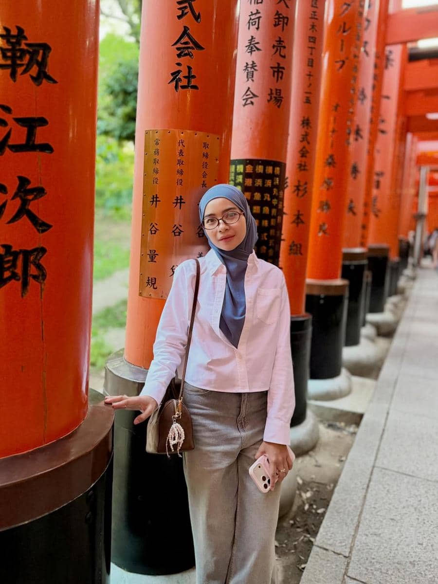 Ikbal Fauzi dan istri jalan-jalan di Kyoto