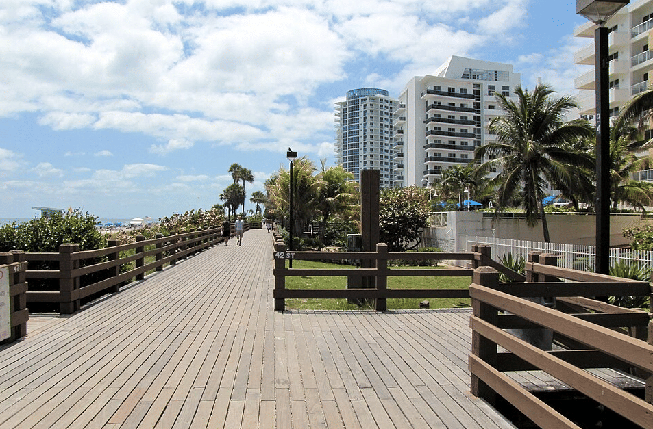 Miami Beach Boardwalk, Amerika Serikat