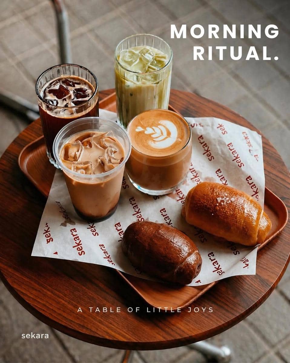 beberapa menu di Sekara Coffee