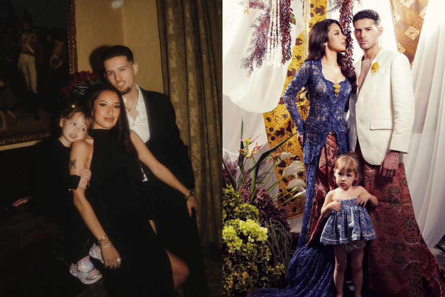 OOTD Kompak Justin Hubner dan Kamari, Calon Ayah dan Anak nan Cute