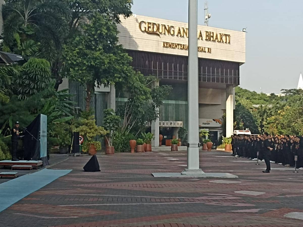 Mensos Pimpin Ikrar Tanpa Korupsi, Pegawai Siap Diaudit dan Diawasi