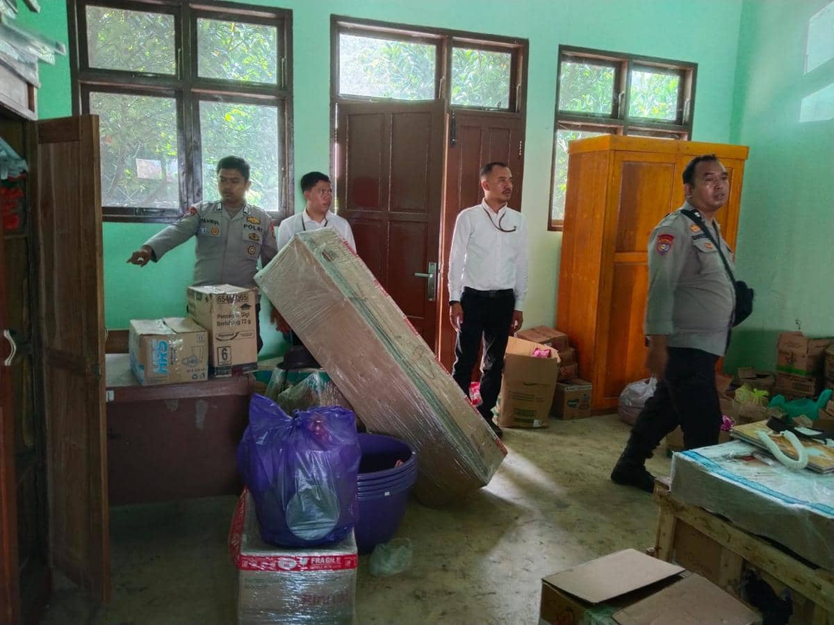 Ruang Sekolah Rakyat 22 Desa Rea, Kecamatan Binuang, Kabupaten Polewali Mandar, Sulawesi Barat (Sulbar), Senin (18/5/2026). Dok. Polsek Binu