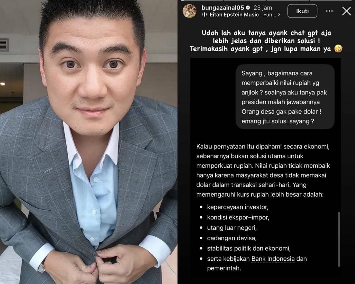 Komentar Para Artis Indonesia soal Kenaikan Dolar, Chef Arnold Disorot