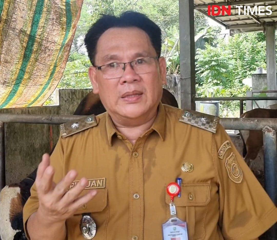 Ruzuan Efendi, Kepala Dinas Ketahanan Pangan dan Peternakan Sumatera Selatan, dalam potret dokumentasi.