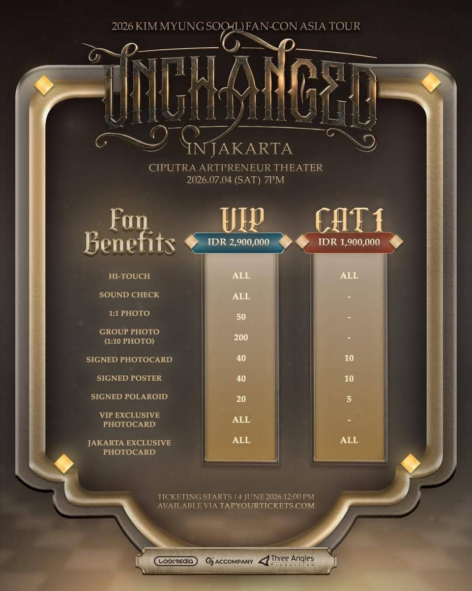 poster fancon L INFINITE di Jakarta