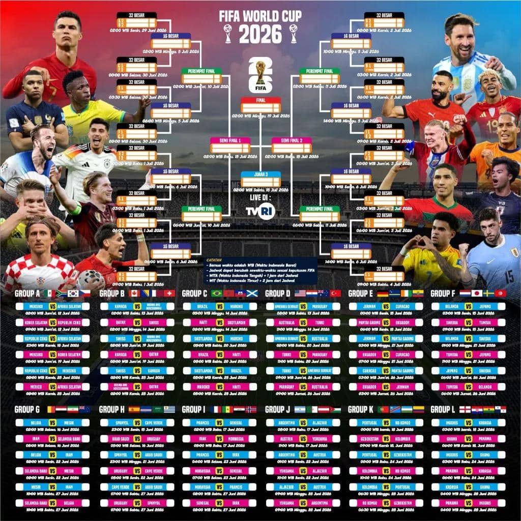 dekorasi untuk nobar Piala Dunia 2026