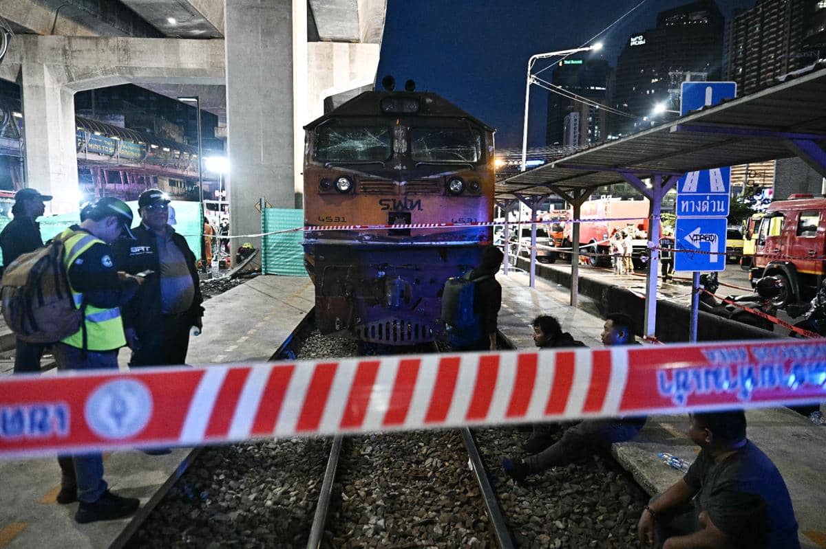 Kecelakaan Kereta di Bangkok Tewaskan 8 Orang, Masinis Positif Narkoba