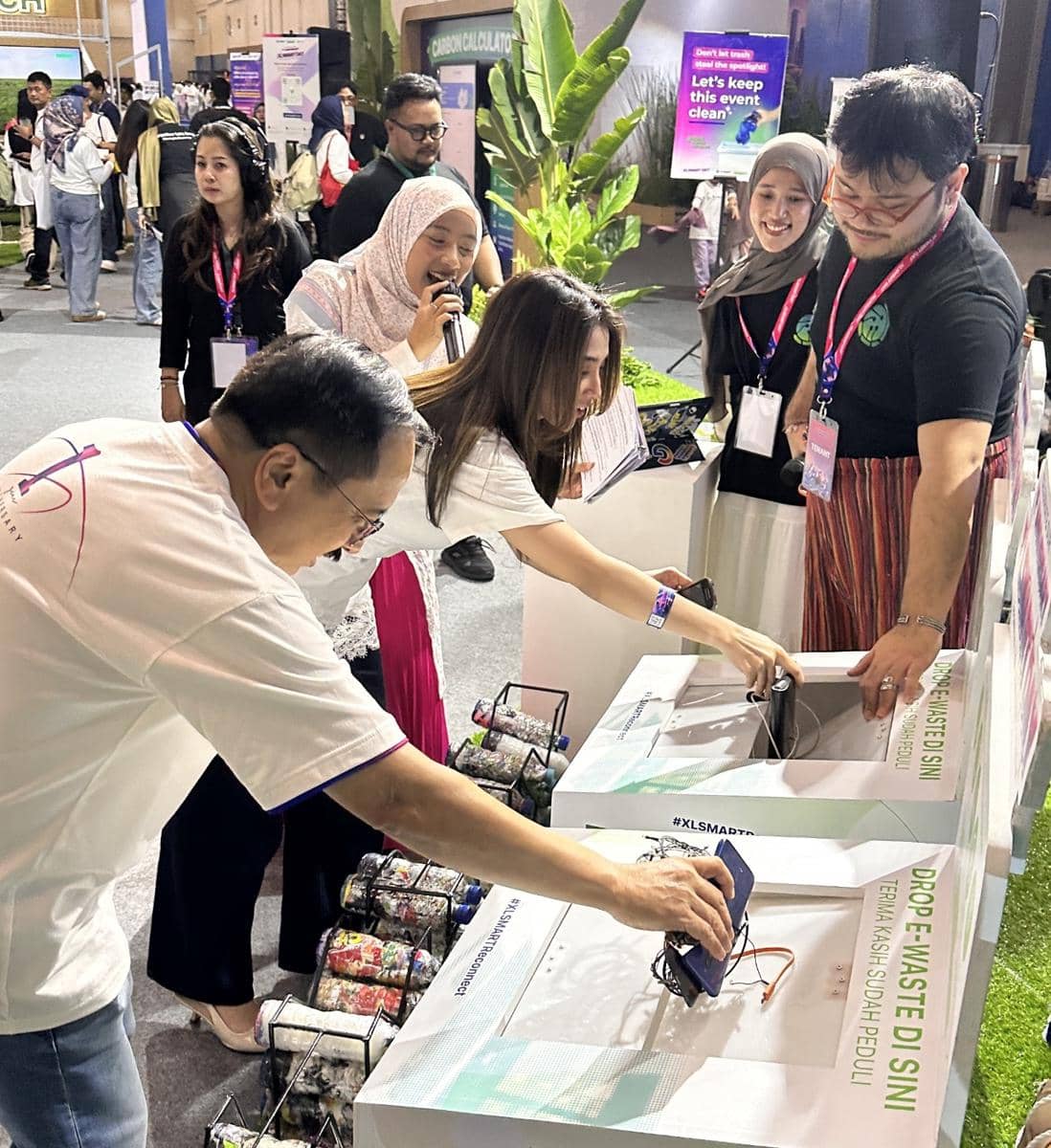 XLSMART Kelola Sampah 2,2 Ton dengan Konsep Zero Waste
