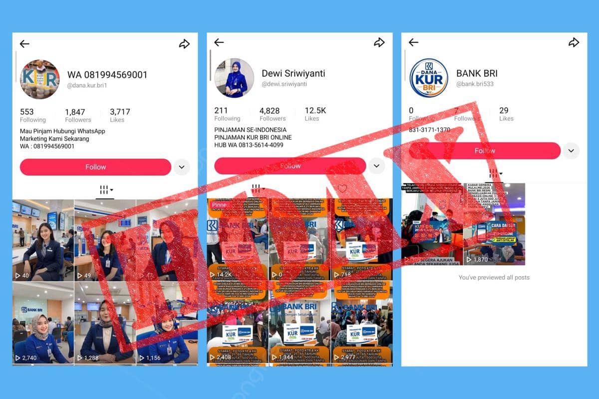 Bri, penipuan kur, kur bri
