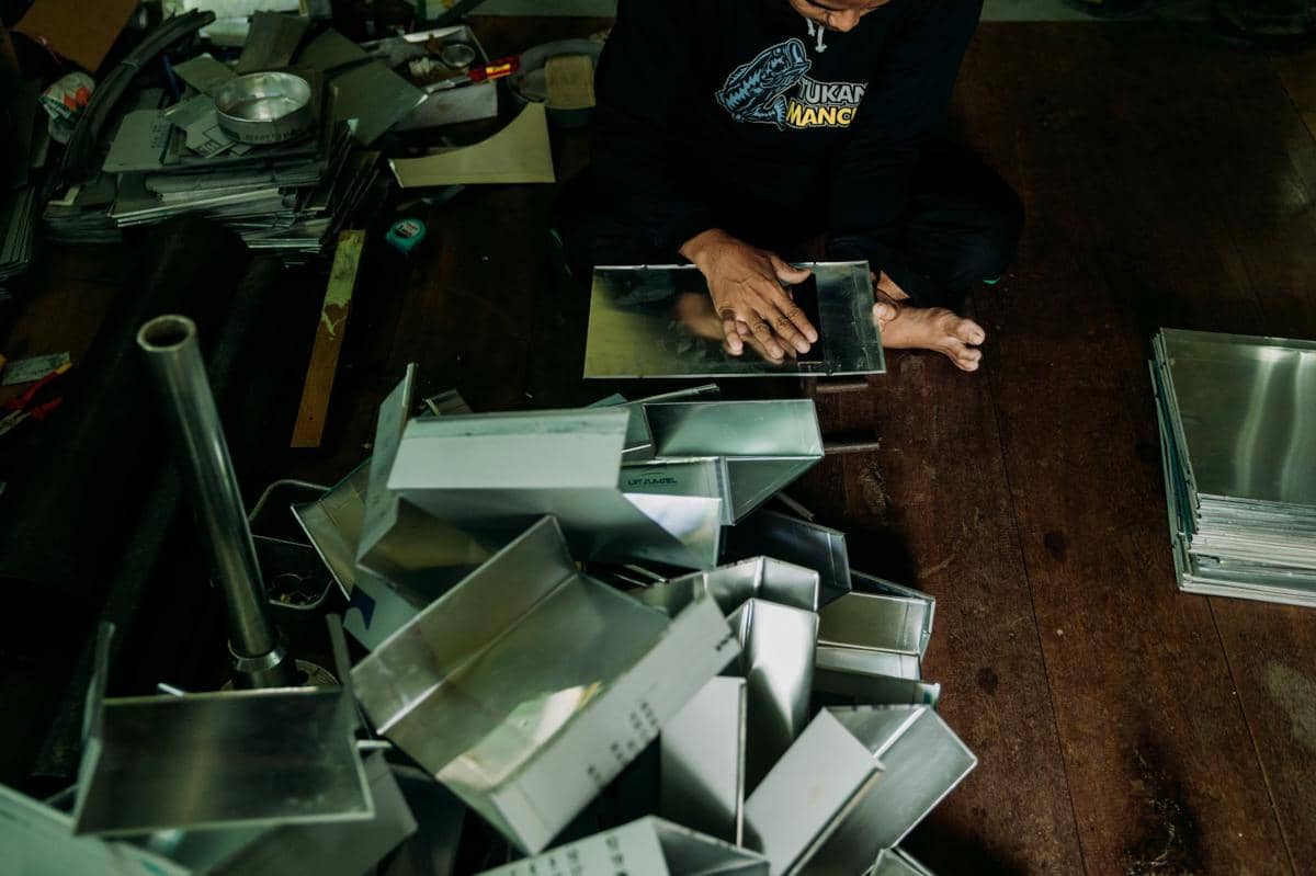 Perajin aluminium di Kampung Perigi (Dok. BOW Motret)