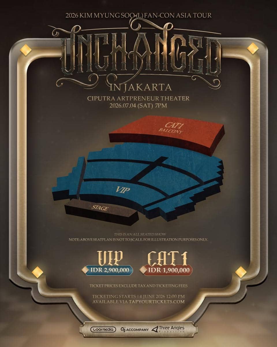 poster fancon L INFINITE di Jakarta