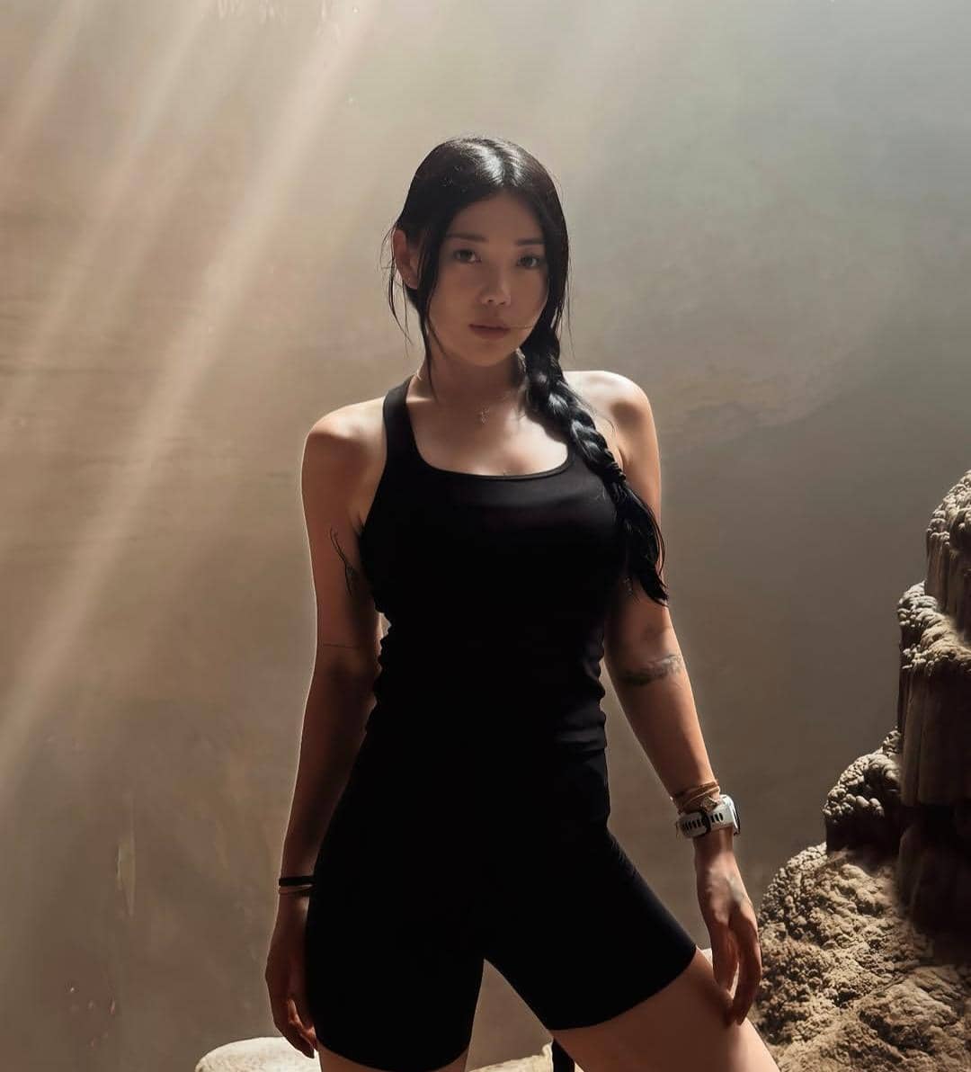Wendy Walters di Gua Jomblang