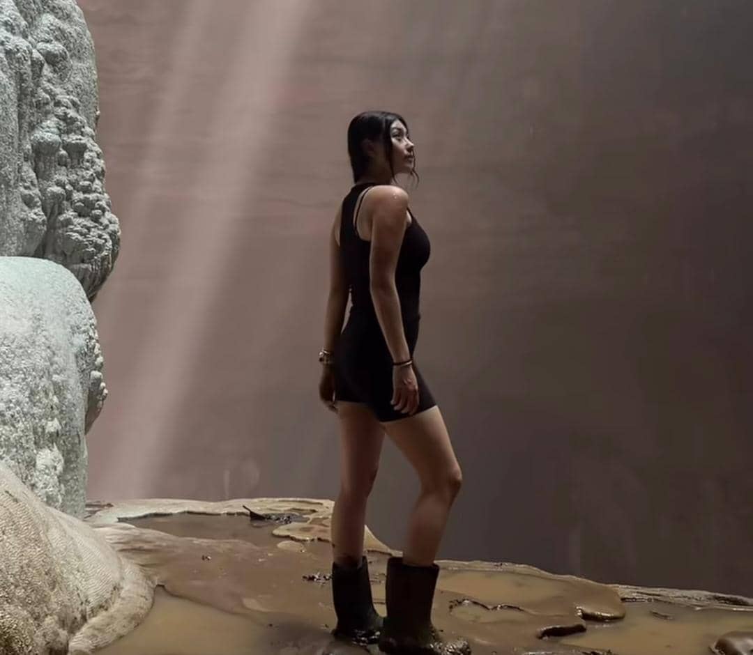 Wendy Walters di Gua Jomblang