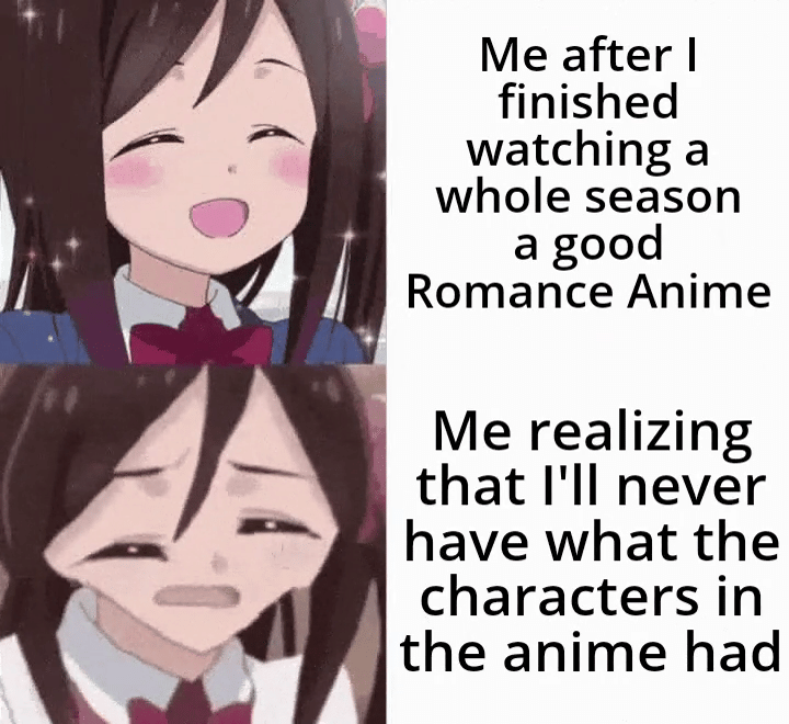 meme anime tentang nasib jadi lajang