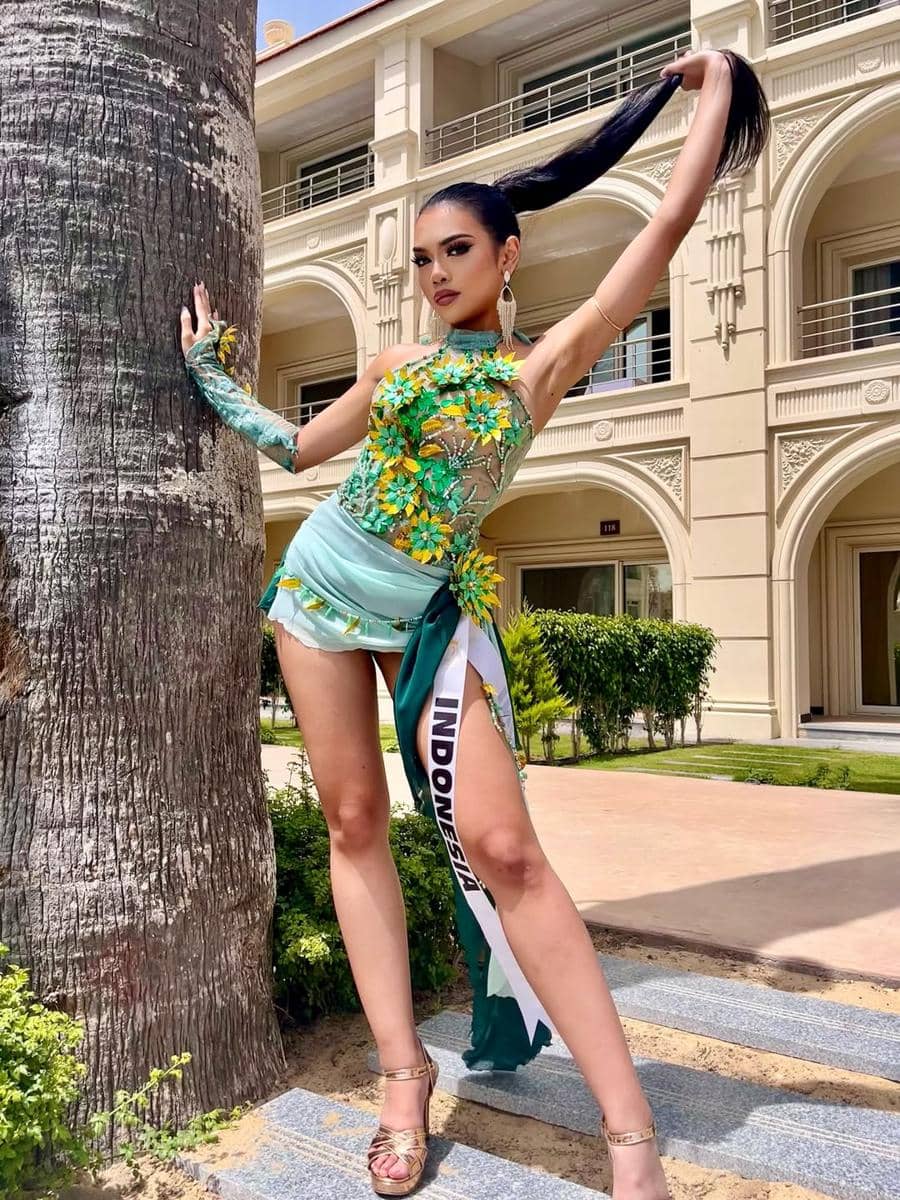 Potret Finalis di Resort Wear Miss Eco International 2026