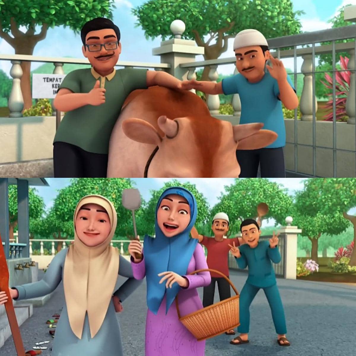 cuplikan Upin & Ipin episode Amal Jariah