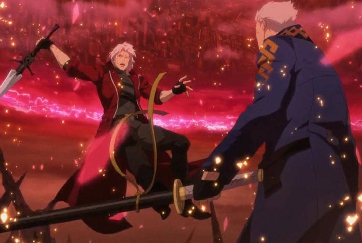 cuplikan adegan Dante vs. Vergil