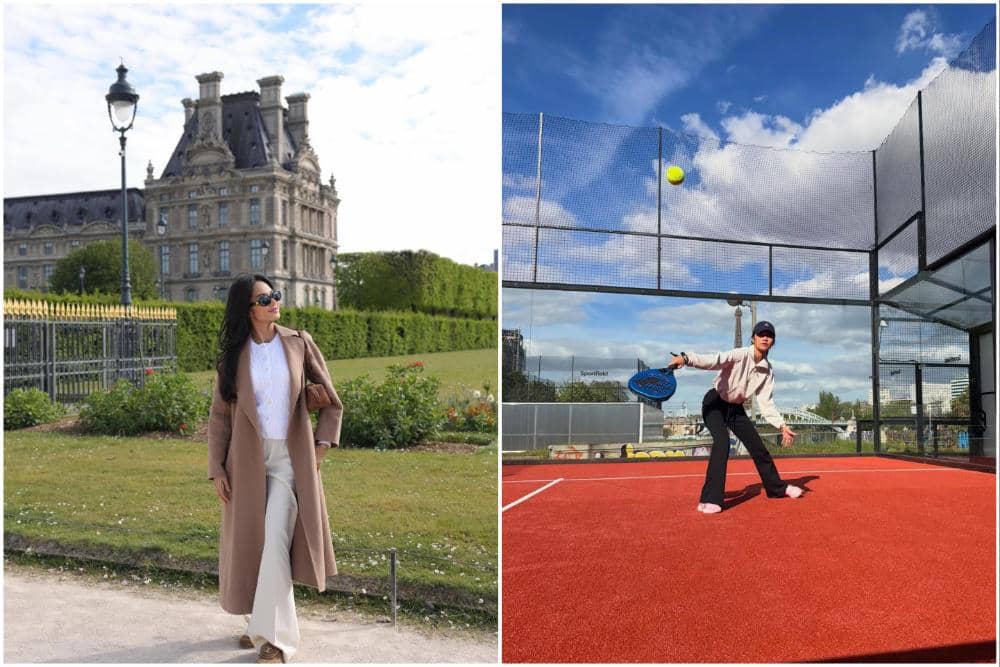 10 Potret Azizah Salsha Jalan-jalan di Paris, Tak Lupa Main Padel