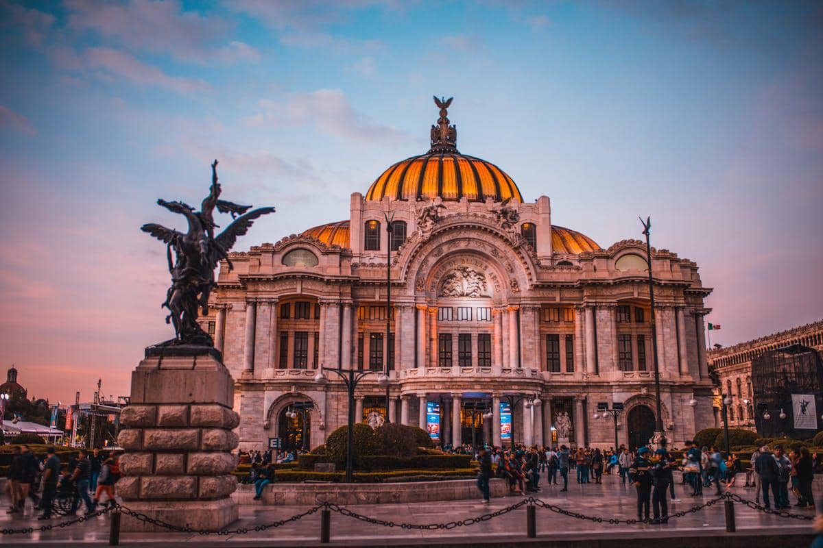 ilustrasi Palacio de Bellas Artes, Mexico City