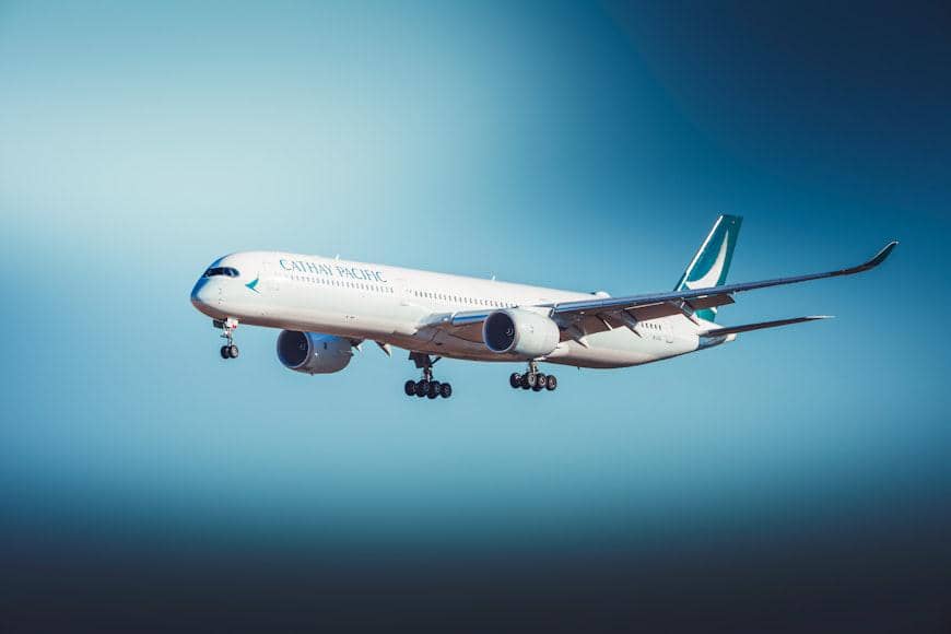 ilustrasi pesawat Cathay Pacific
