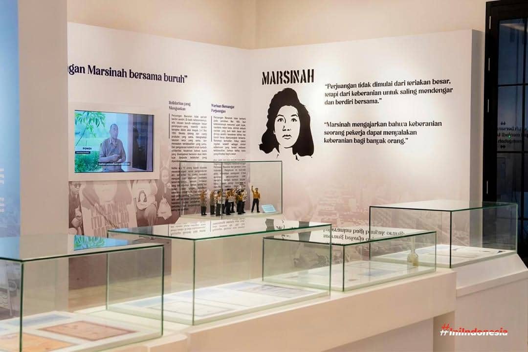 suasana di dalam Museum Marsinah (instagram.com/republikindonesia)