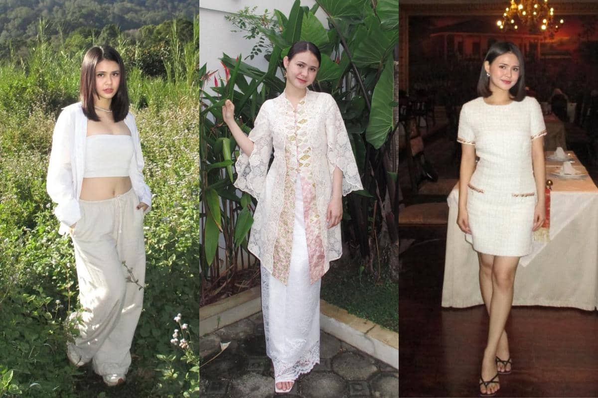 8 Inspirasi Outfit Nuansa Putih ala Maizura, Pancarkan Kesan Clean