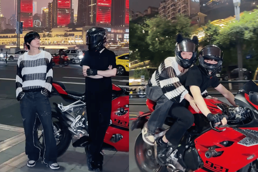 8 Potret Ten NCT Bikin Heboh TikTok, Ikut Tren Motor Viral di China!