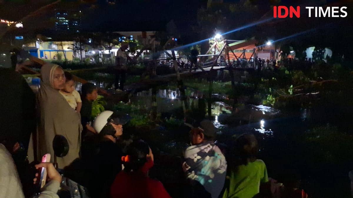 [BREAKING] 4 Pria Melompat ke Kanal Pampang Usai Pesta Miras, 1 Hilang