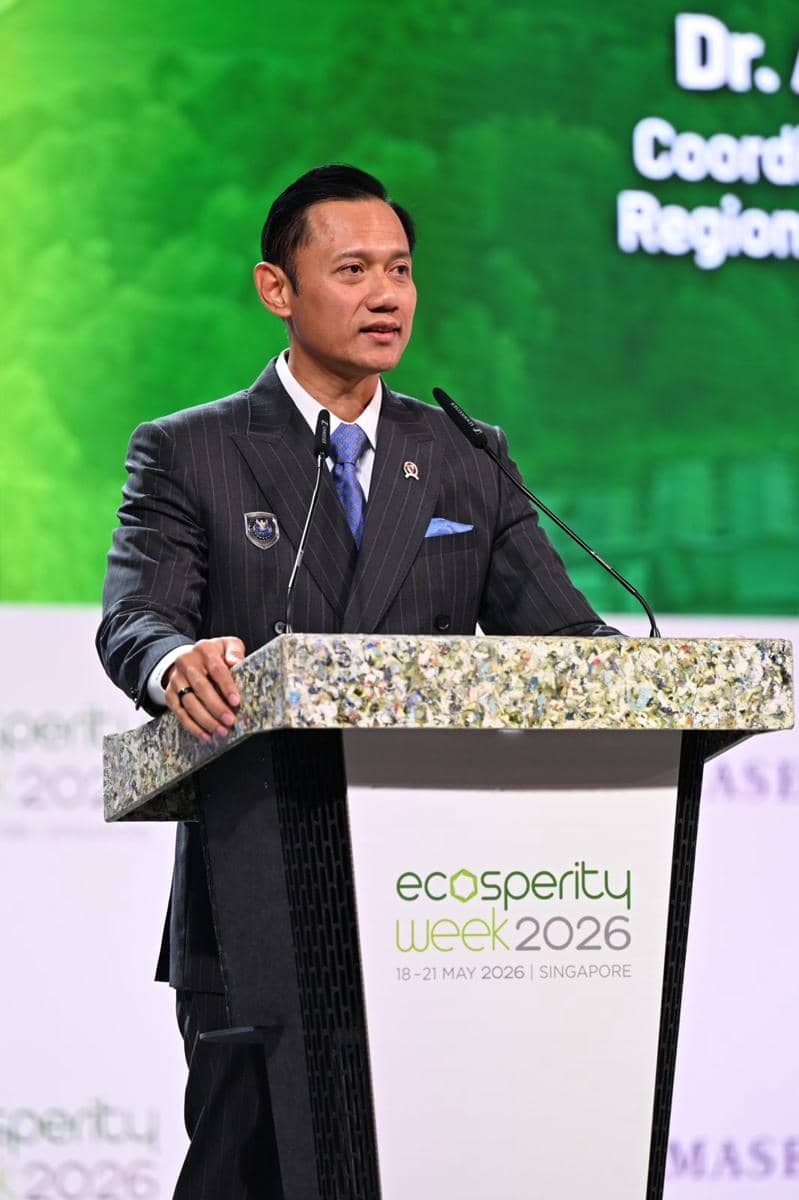Menko Infrastuktur dan Pembangunan Kewilayahan, Agus Harimurti Yudhoyono (AHY) dalam kunjungan kerja ke Singapura.