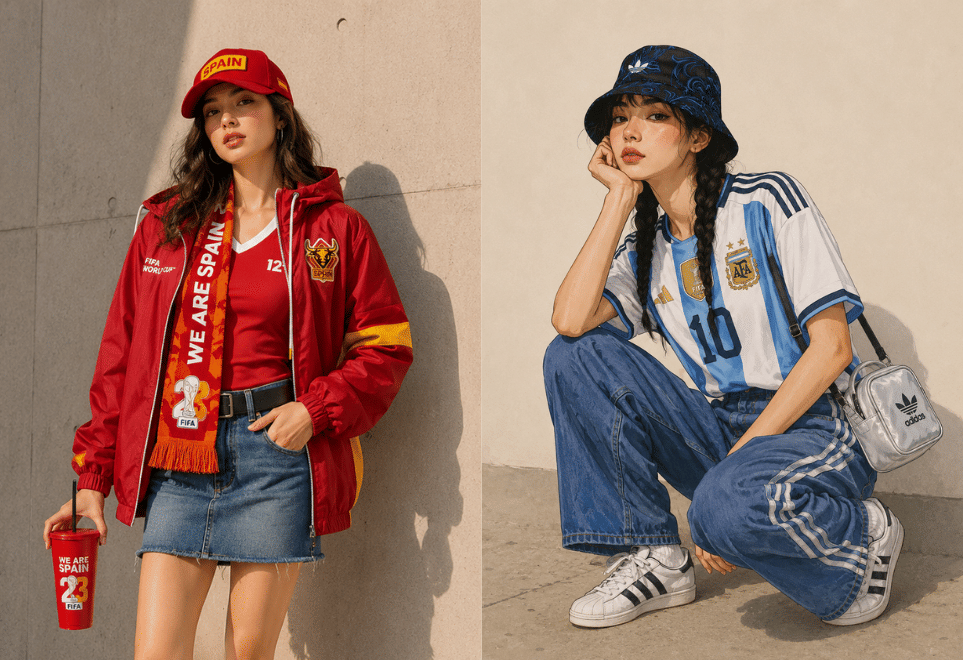 9 OOTD Styling dengan Merchandise Resmi World Cup 2026, Sporty Style!