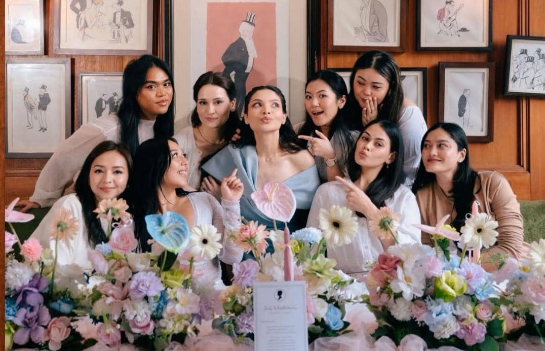 Gaya dan Dekorasi Bridal Shower Tengku Nadira, Manis Bernuansa Pastel