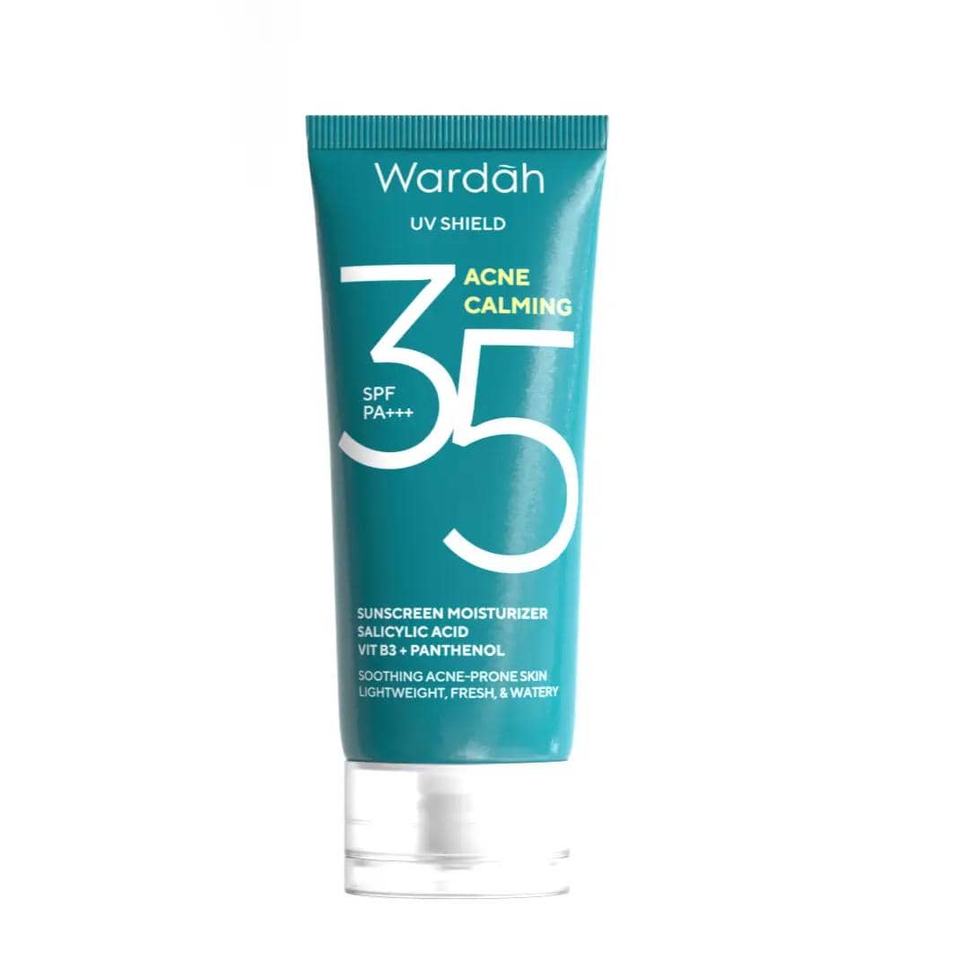 Wardah UV Shield Acne Calming Sunscreen Moisturizer SPF 35 PA+++