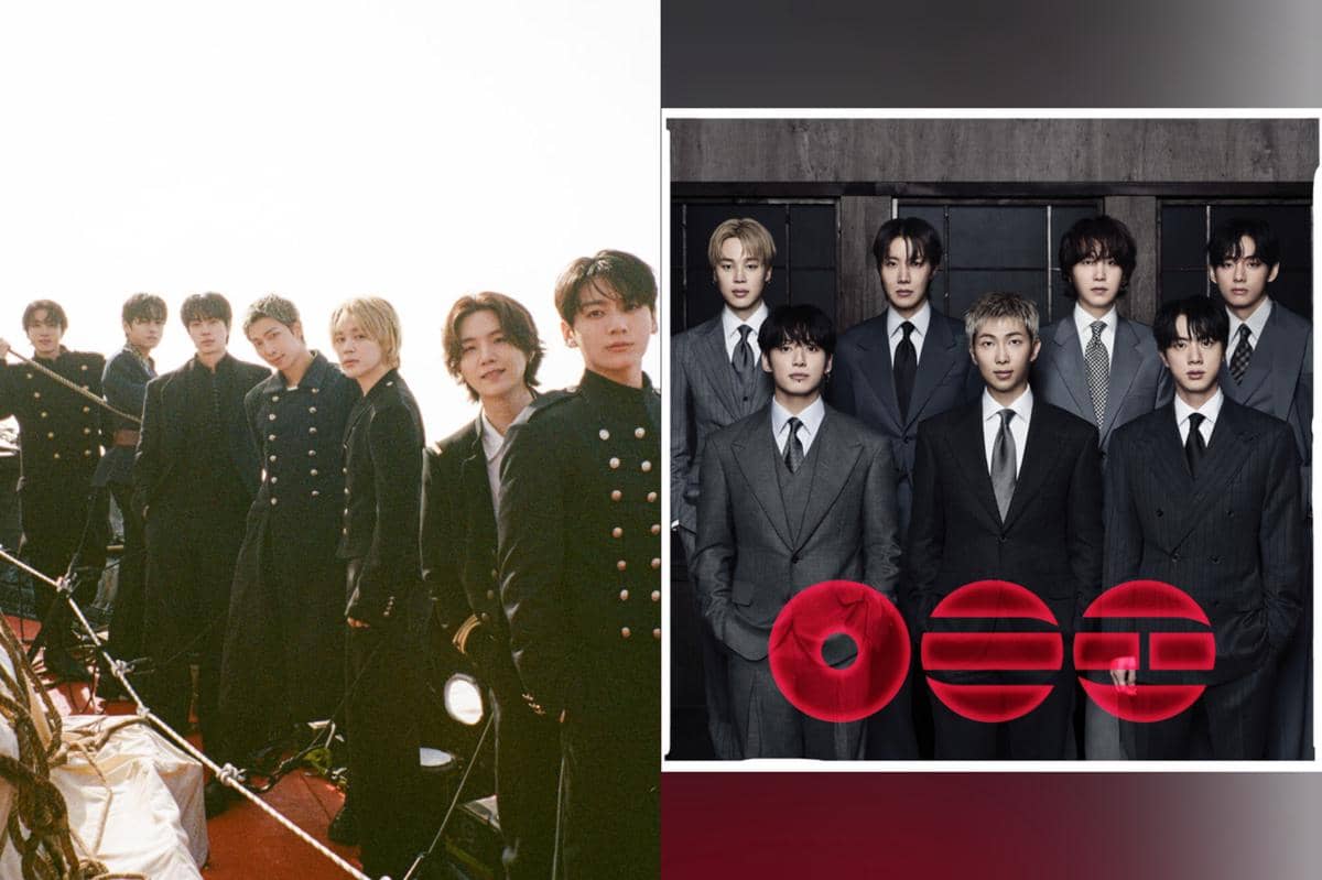 potret BTS dan cover digital untuk "SWIM"